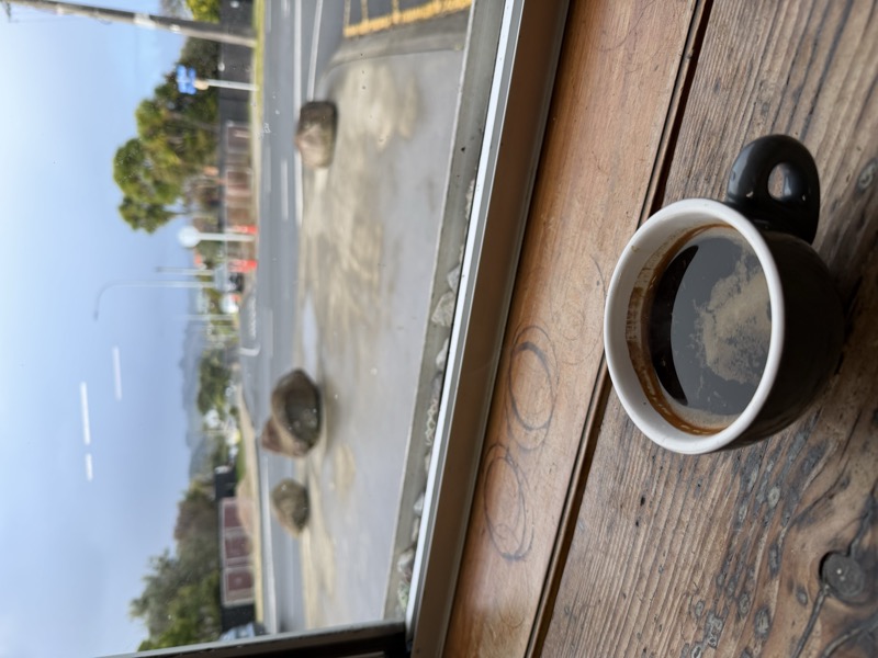 Coffee at Raglan café